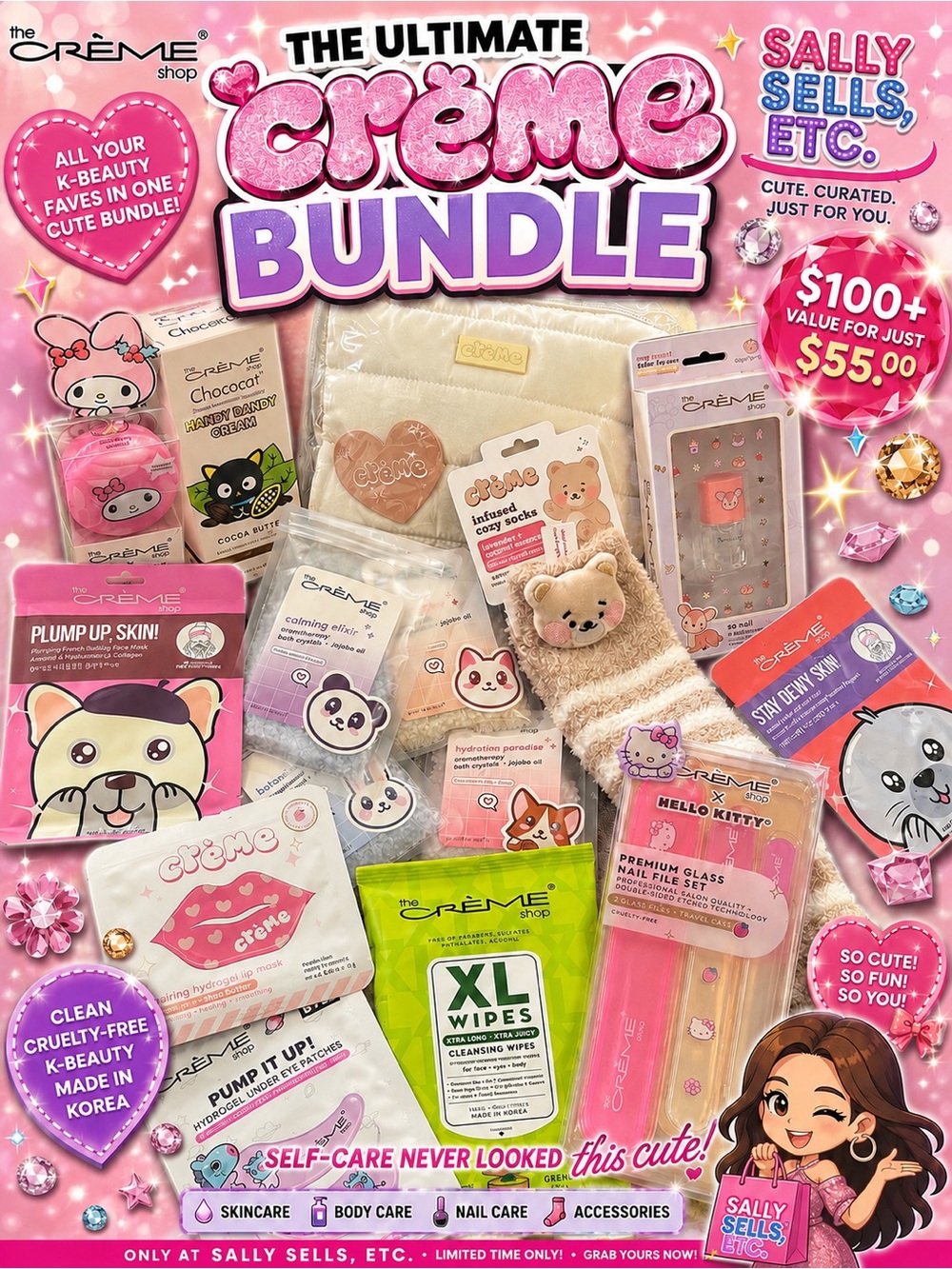 The Creme’ Shop- Relaxing Pamper Me Please Bundle